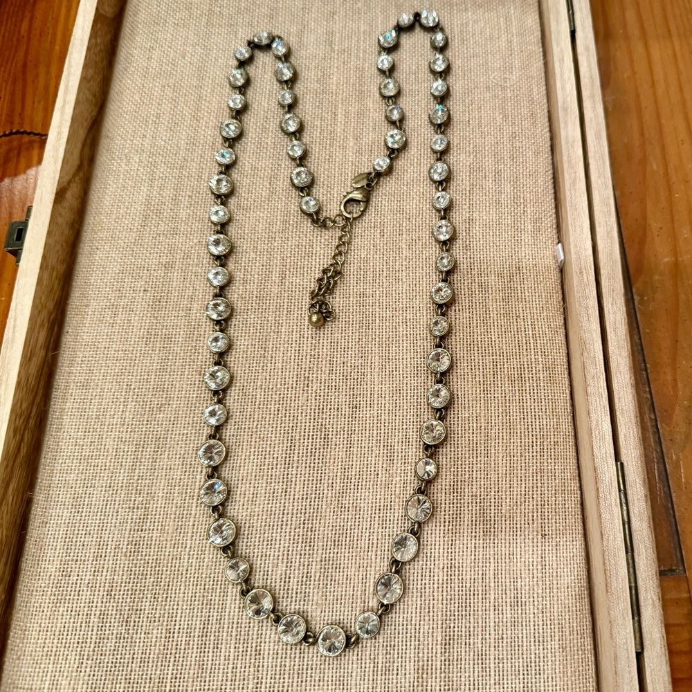 CHICO’S Long 30 inch Rhinestone Necklace